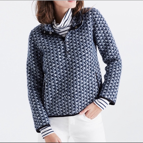 Madewell Jackets & Blazers - Madewell Jacket Harmonica Pullover Knit Sweater
